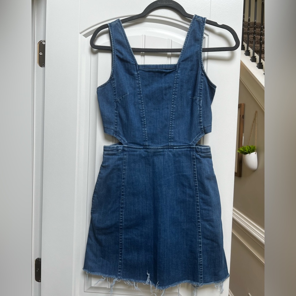 Madewell Denim cutout dress size 2